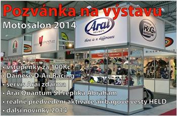 Pozvánka na výstavu Motosalon 2014