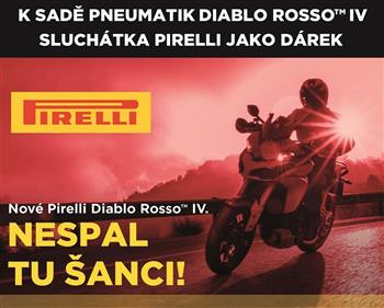 K sadě pneumatik Pirelli Super dárek ZDARMA